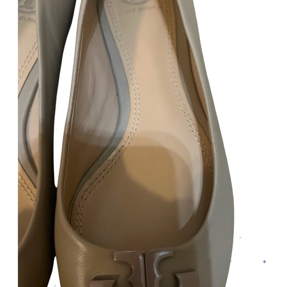 EUC Tory Burch Lowell French Gray Ballet Flats Leather Size 5M Style # 43070 - Picture 5 of 8